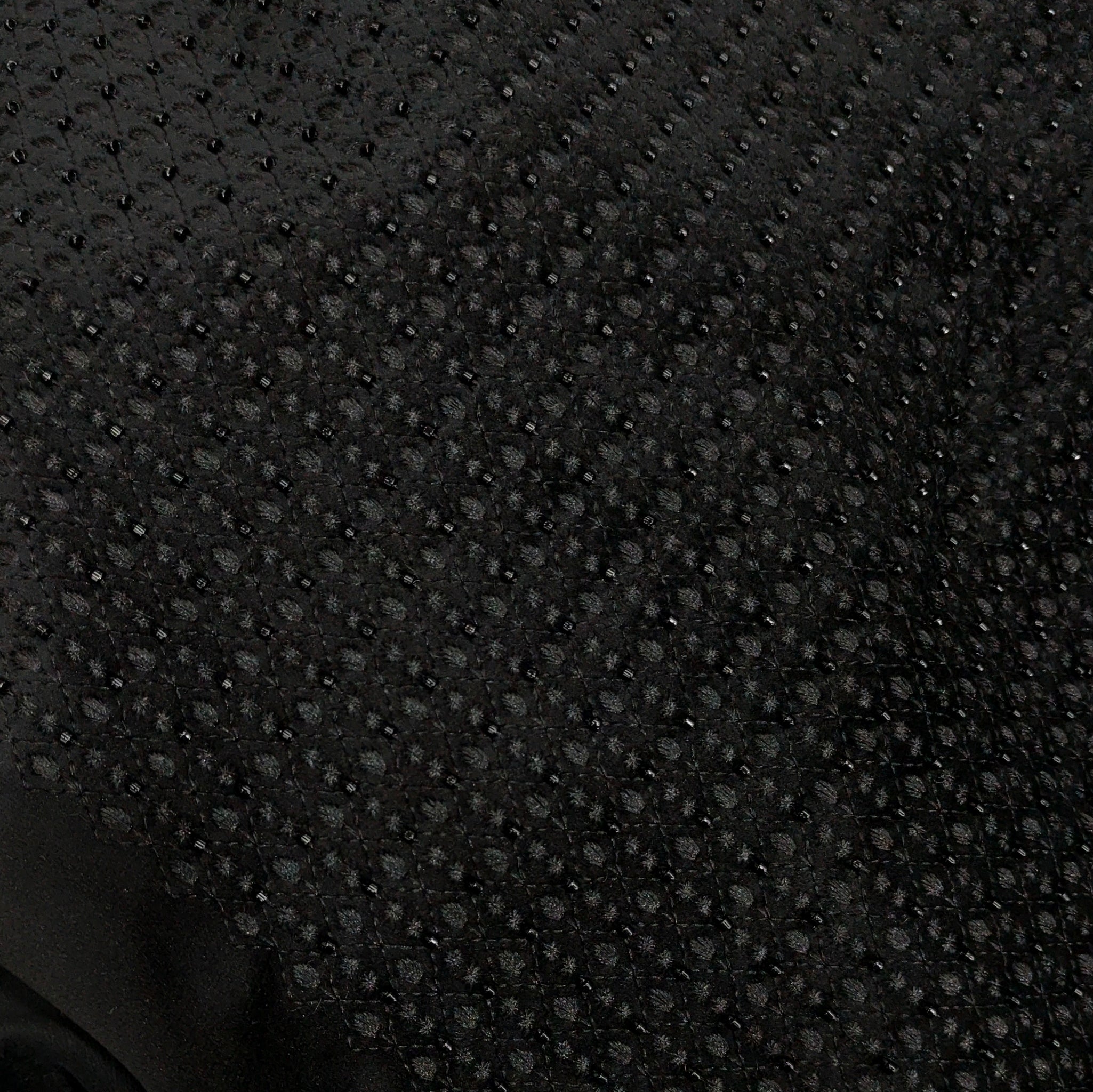 Bandhgala Fabric ManTire Velvet Fabric With Embroidery work Colour Black